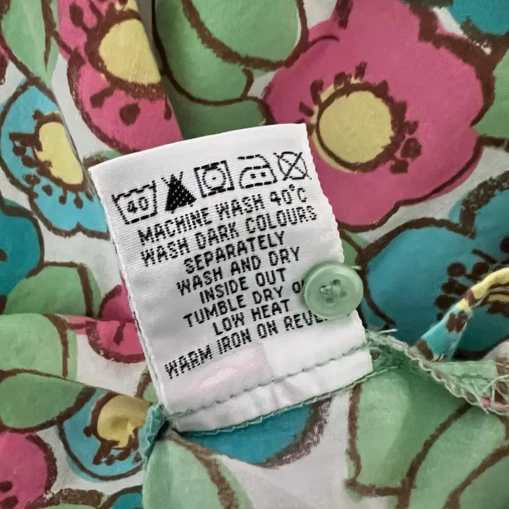 🦄 3/$36 Mini Boden Sundress Girls 9–10 Floral Cotton Drawstring Pockets